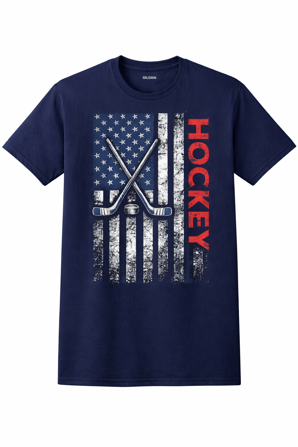 American Hockey Flag Shirt | Premium Unisex Fit for Players & Fans